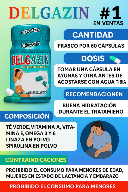 DELGAZIN – Tu Aliado Natural para Adelgazar Sin Dietas Extremas